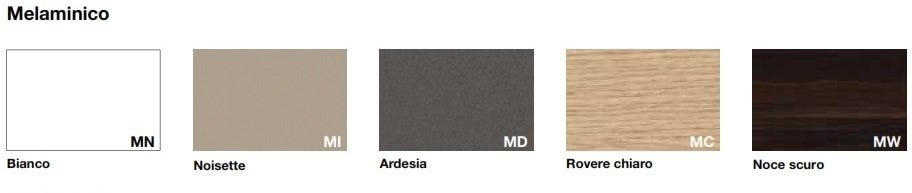 Libreria da ufficio con piani regolabili ed ante in legno cm. 90,2x33,8/43,4x196,80h