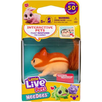 Lil' Needees - MOOSE TOYS - LITTLE LIVE PETS - Animali tascabili interattivi, con suoni e reazioni