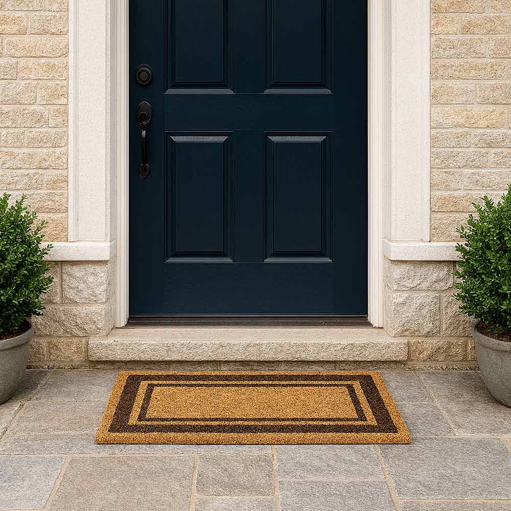 Zerbino classico rettangolare in cocco cm 40 x cm 60