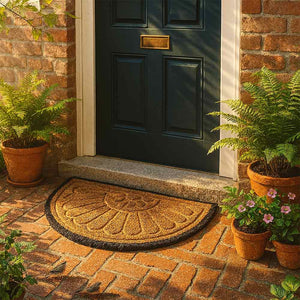 Zerbino classico mezzaluna in cocco cm 40 x cm 60