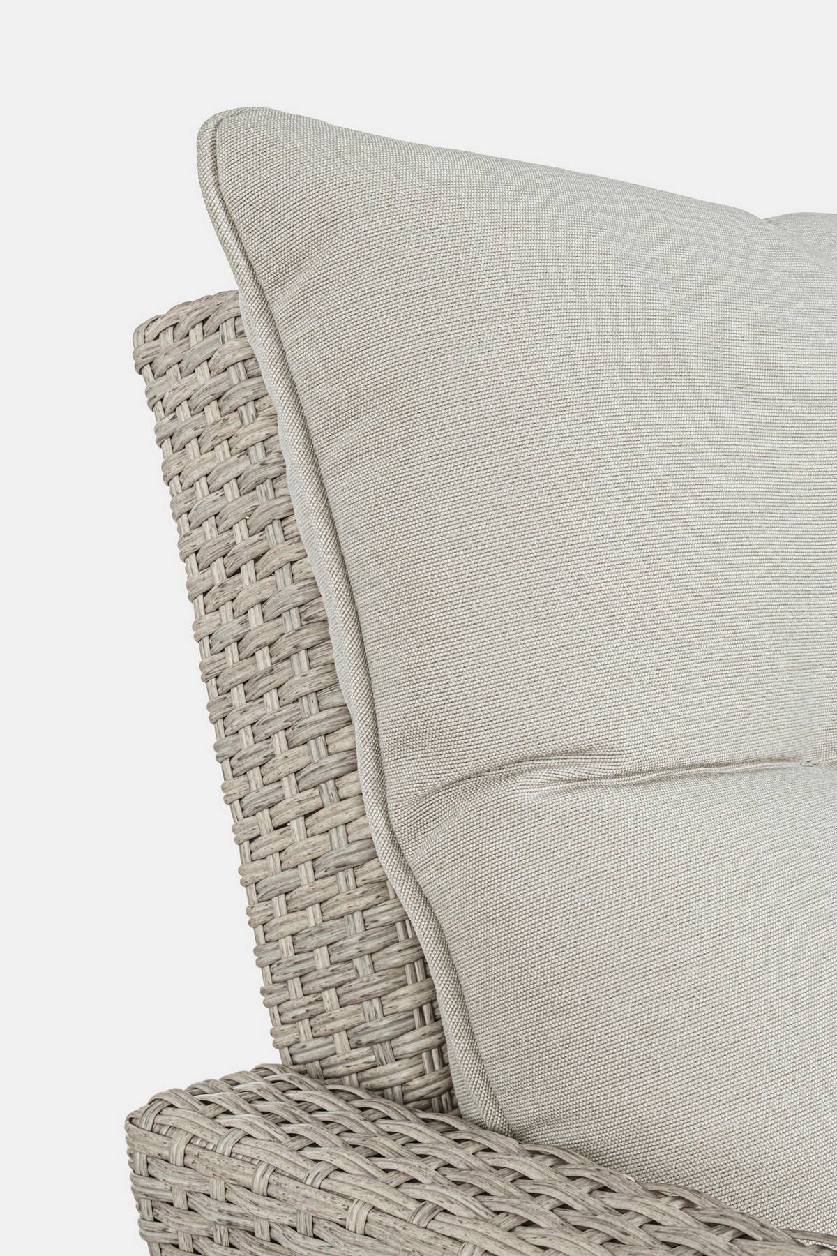 Set Salottino da Giardino Ariel Esterno Divano 2 Poltrone Tavolino 2 Sgabelli