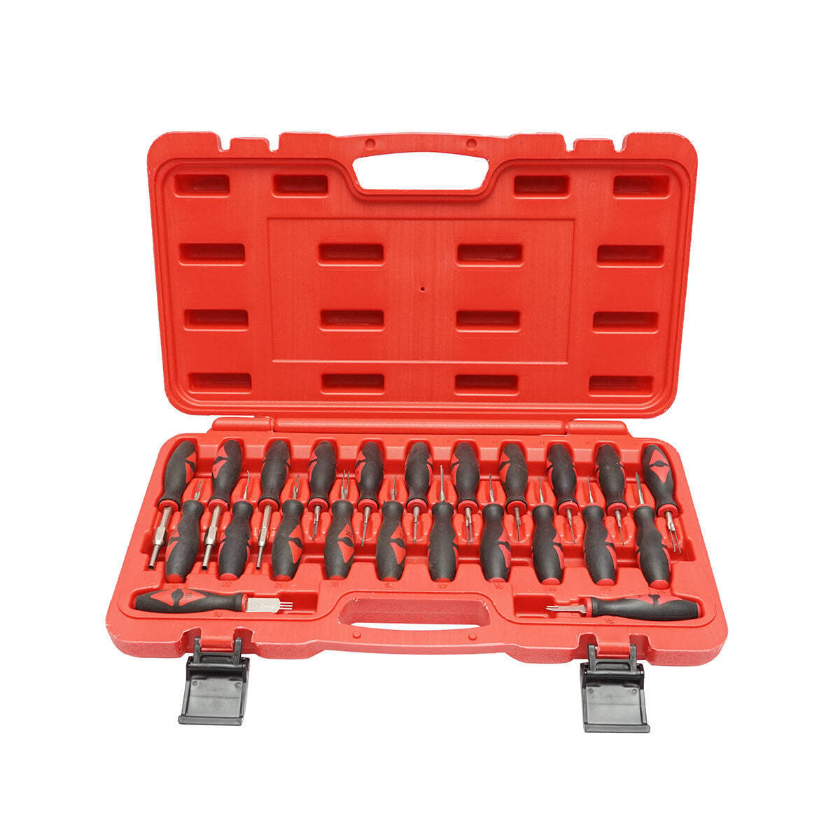 Set di strumenti per rimuovere pin e terminali da connettori elettrici auto, 23 pezzi Breckner Germany