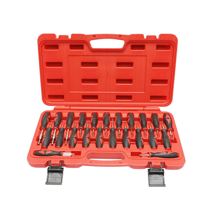 Set di strumenti per rimuovere pin e terminali da connettori elettrici auto, 23 pezzi Breckner Germany