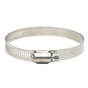 Collare per tubo in acciaio inox regolabile, 65-89 mm