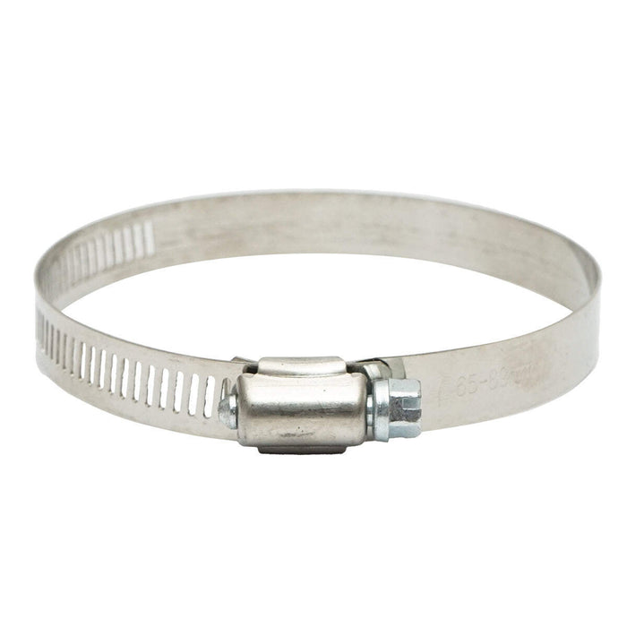 Collare per tubo in acciaio inox regolabile, 65-89 mm