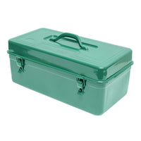 Cassetta degli attrezzi metallica verde 470x240x205mm Breckner Germany