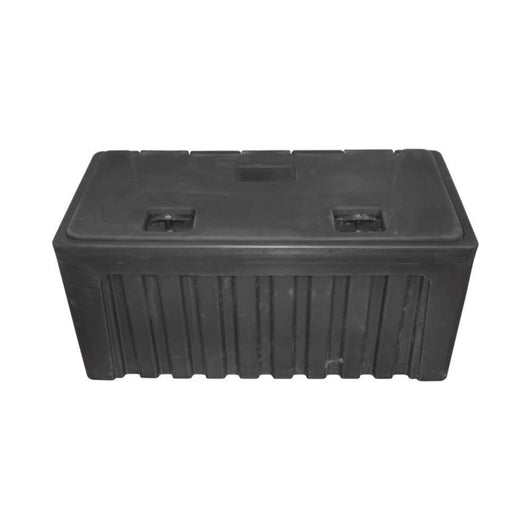 Cassetta per attrezzi senza supporto, in plastica nera 480x470x1000 mm