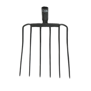 Forca in metallo con 6 denti