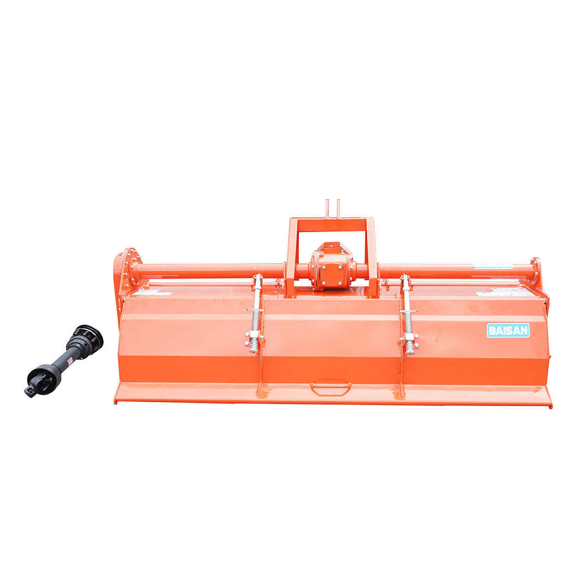 Fresatrice agricola per trattore - 240 cm di lavoro, 60 lame, attacco a 3 punti, albero cardanico con frizione incluso, Zappatrice per trattore