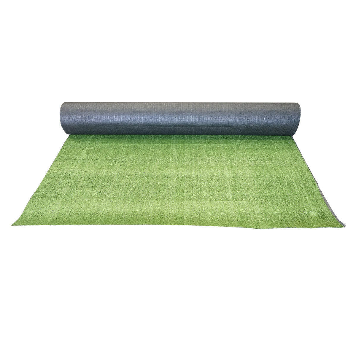 Tappeto di erba artificiale verde 4x30 m, filo 7 mm, 2 strati PP e rete PU