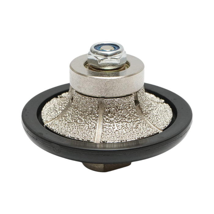 Fresa diamantata a mezza asta B15, D65mm, raggio 15mm, filettatura M14 per bordi in granito Breckner Germany