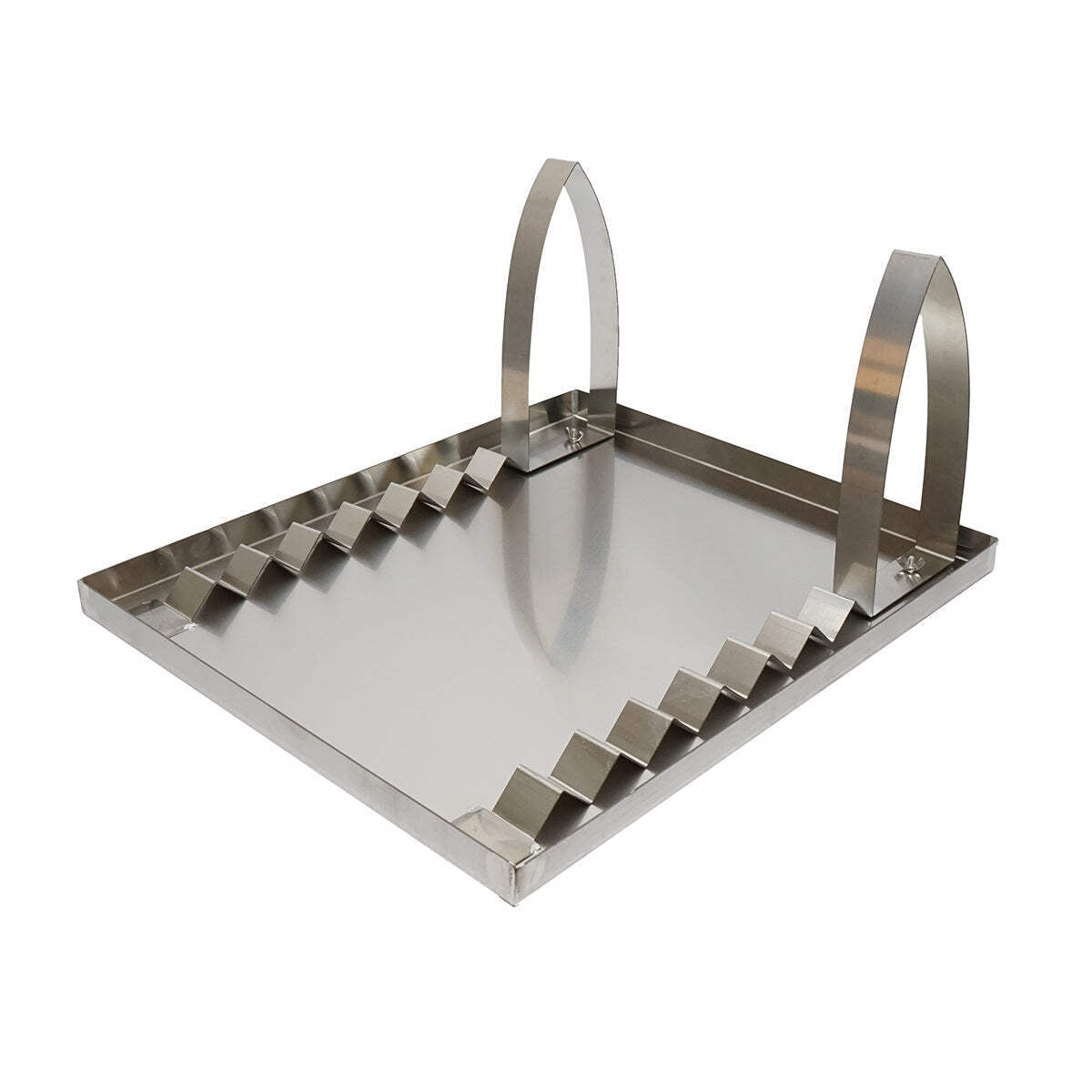 Vassoio in acciaio inossidabile per disopercolare, dimensioni 600x700x30 mm