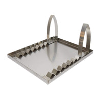 Vassoio in acciaio inossidabile per disopercolare, dimensioni 600x700x30 mm