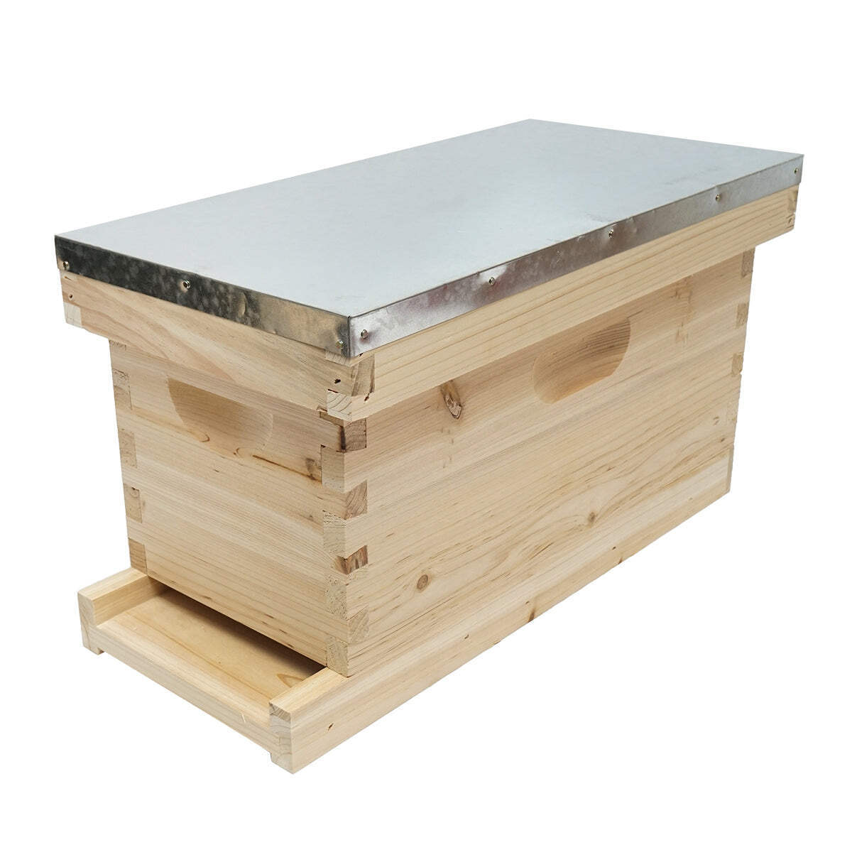 Arnia orizzontale in legno per api, , 5 telai, dimensioni 505x230x245 mm