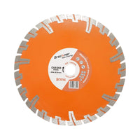 Disco diamantato turbo segmentato 230x22,23 mm, segmento 8 mm per BCA, mattoni, massetto, cemento armato Breckner Germany