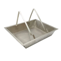 Vassoio in acciaio inox per disopercolare 520x415x110mm