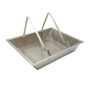 Vassoio in acciaio inox per disopercolare 520x415x110mm