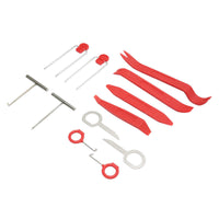 Set di 12 strumenti per la rimozione di radio, tappezzeria e interni auto, Breckner Germany