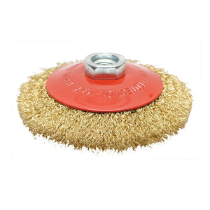 Spazzola circolare in filo metallico 115 mm, M14, Breckner Germany