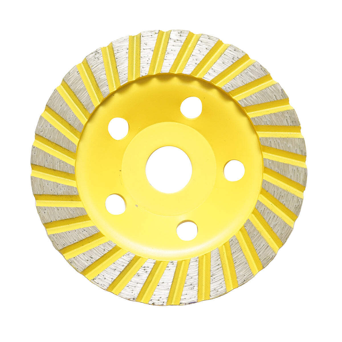 Disco diamantato turbo segmentato tipo coppa 125x22.23 mm per levigatura di cemento, granito e pietra, Crownman