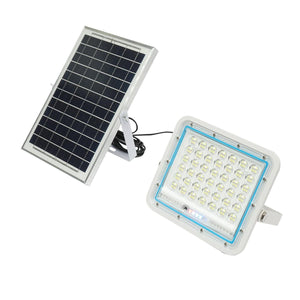 Proiettore led 100W con pannello solare 8W, batteria 5000mAh e telecomando IP66