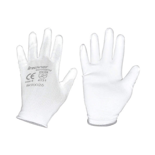 Guanti da lavoro in gomma sintetica bianca taglia 8 Breckner Germany