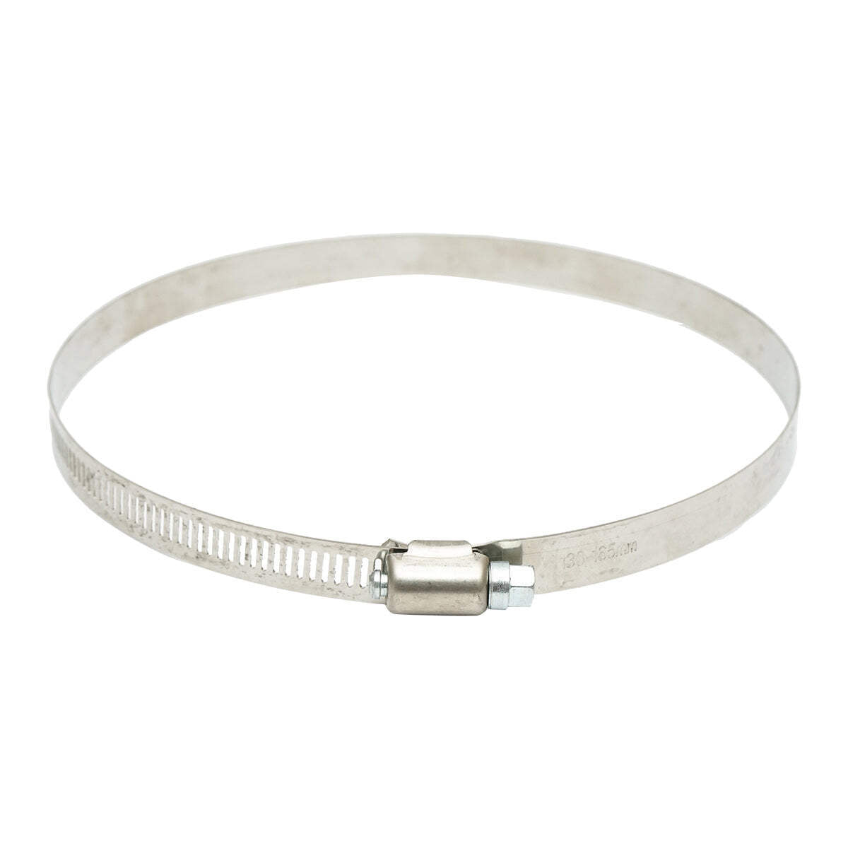 Collare per tubo in acciaio inox regolabile, 130-165 mm