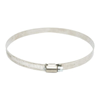 Collare per tubo in acciaio inox regolabile, 130-165 mm