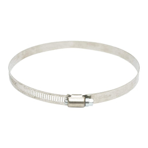 Collare per tubo in acciaio inox regolabile, 130-165 mm