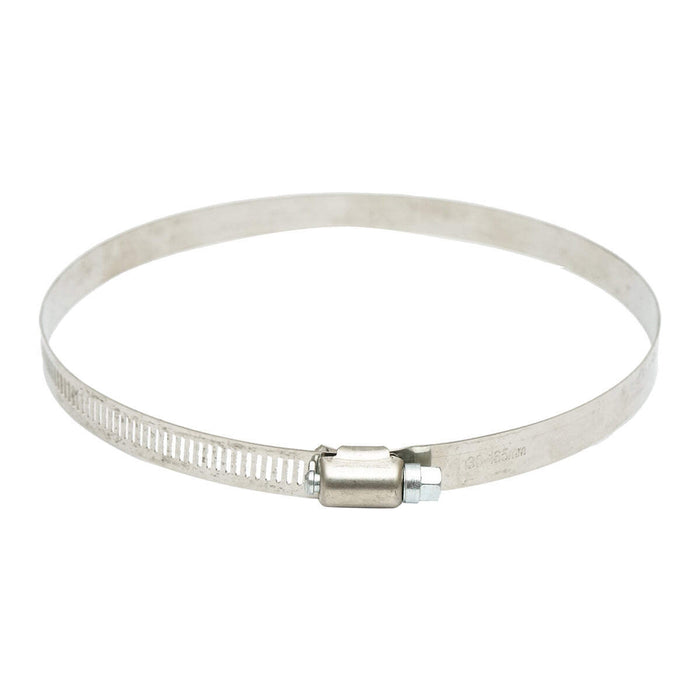 Collare per tubo in acciaio inox regolabile, 130-165 mm