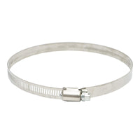 Collare per tubo in acciaio inox regolabile, 130-152 mm