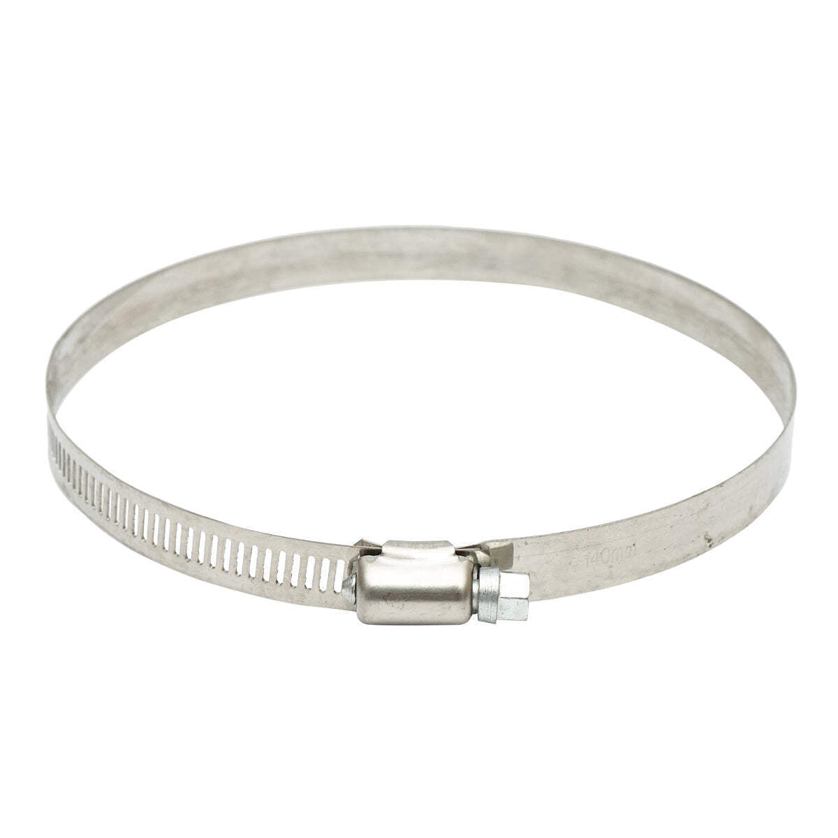 Collare per tubo in acciaio inox regolabile, 117-140 mm