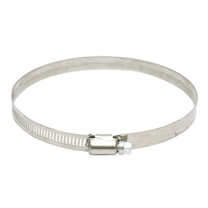 Collare per tubo in acciaio inox regolabile, 117-140 mm