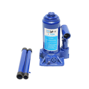 CRIC A BOTTIGLIA IDRAULICO Martinetto idraulico a doppio pistone 3 tonnellate 153mm