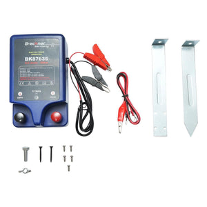 Elettrificatore per recinzioni elettriche, 12V 2 Joule 20 km con messa a terra per recinto elettrico Breckner Germany