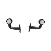 Lampada laterale con LED NEON, 12-24V, rosso-bianco, Breckner Germany