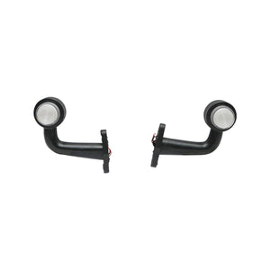 Lampada laterale con LED NEON, 12-24V, rosso-bianco, Breckner Germany