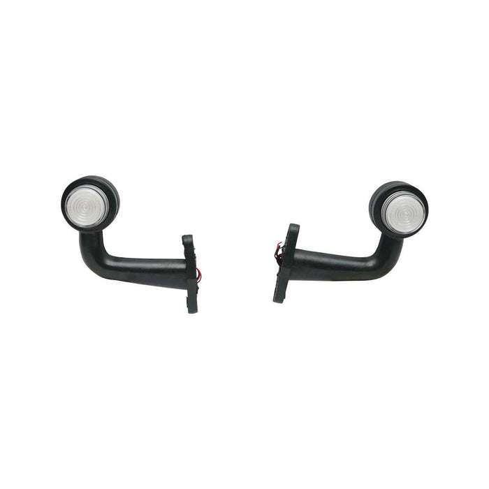 Lampada laterale con LED NEON, 12-24V, rosso-bianco, Breckner Germany