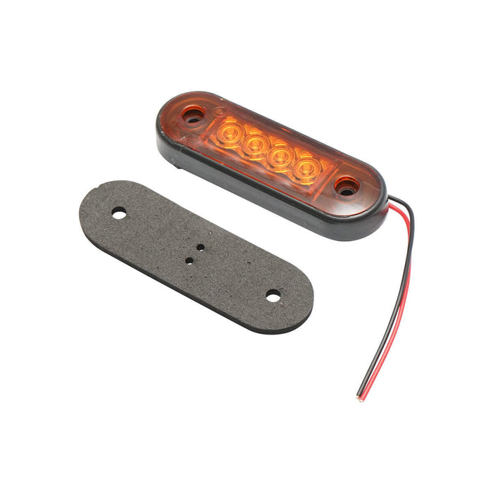 Lampada laterale LED, 12V-24V, gialla, Breckner Germany