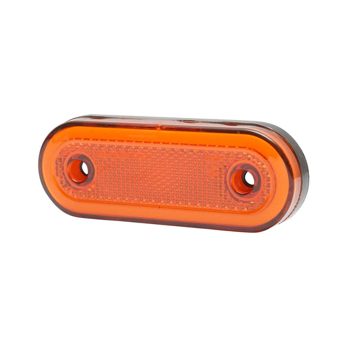 Lampada laterale LED, gialla, 12V-24V, 118 mm, Breckner Germany.