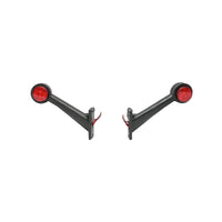 Set di lampade laterali  con LED, 12-24V, rosso-bianco, Breckner Germany