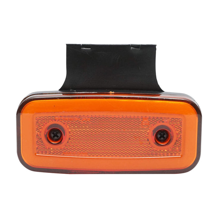 Lampada laterale  con LED, 12-24V, gialla, Breckner Germany.