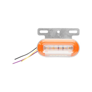 Lampada laterale  con LED, 12-24V, gialla-bianca, Breckner Germany