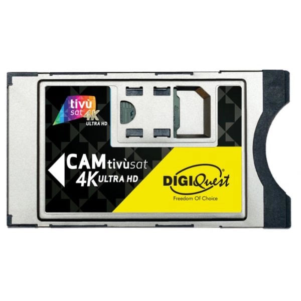 Digiquest cam tivùsat 4k ultra hd modulo di accesso condizionato (cam) - BUNDLETVSAT4K