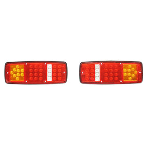 Set di lampade posteriori per camion, LED, 280x105 mm, 24V, Breckner Germany.