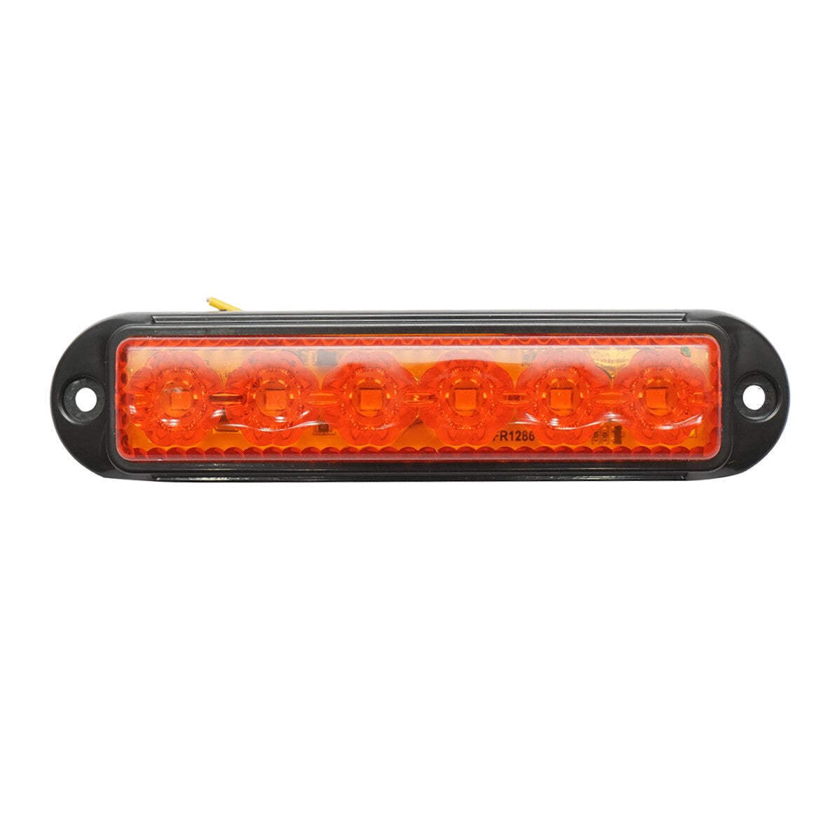 Lampada laterale  slim gialla con LED, 12-24V, gialla, 160x36 mm, Breckner Germany, modello FR1286Y