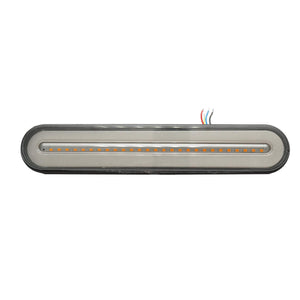 Lampada stop posteriore LED, 12-24V, 235x43x20 mm, segnalazione dinamica, Breckner Germany