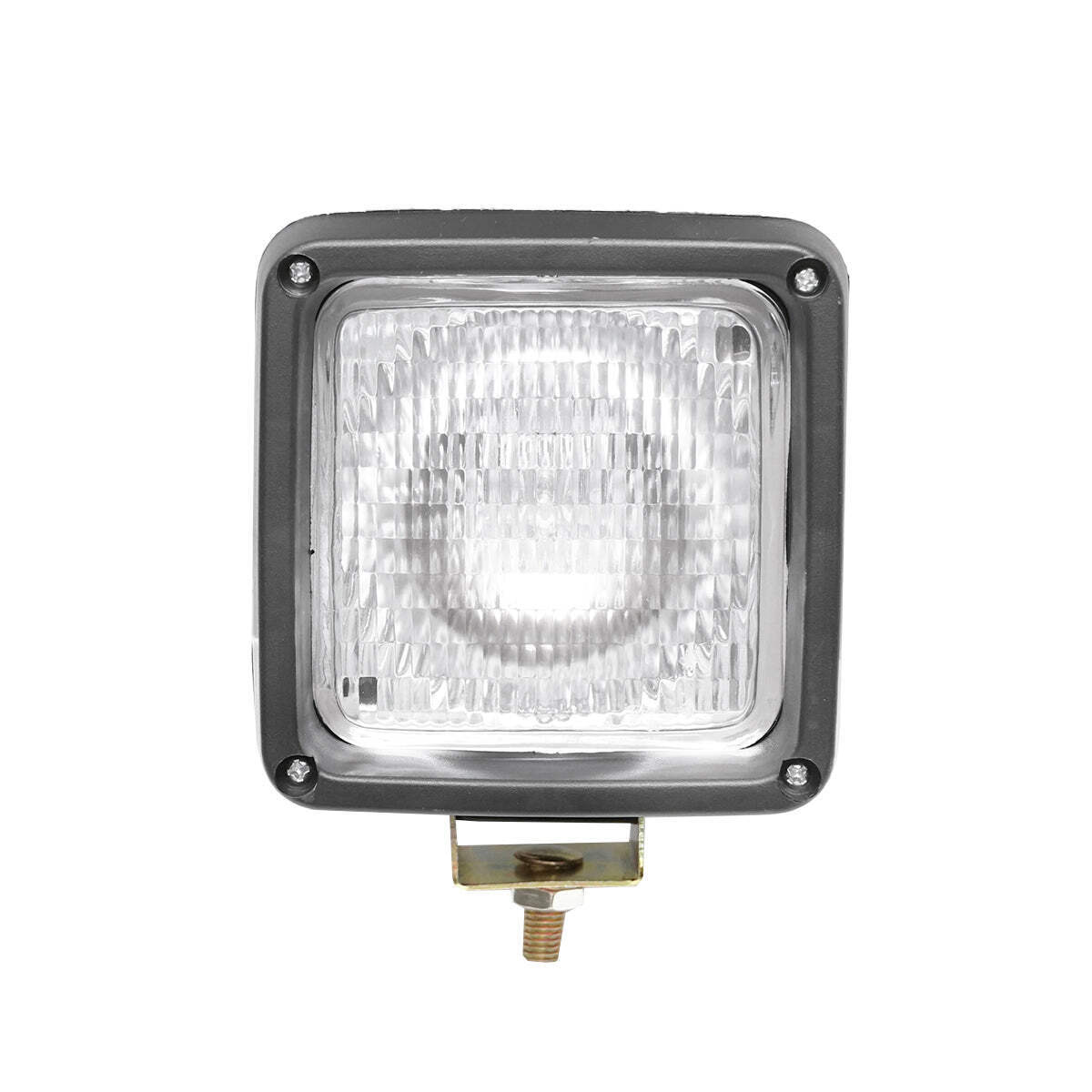 Proiettore quadrato L=100mm, per lampadina alogena H3, 12V 55W - 24V 70W, senza lampadina