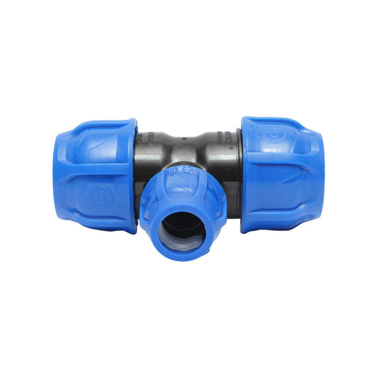 Quadrato a T di riduzione con filettatura interna D32x20x32mm, PN16 per sistemi di irrigazione