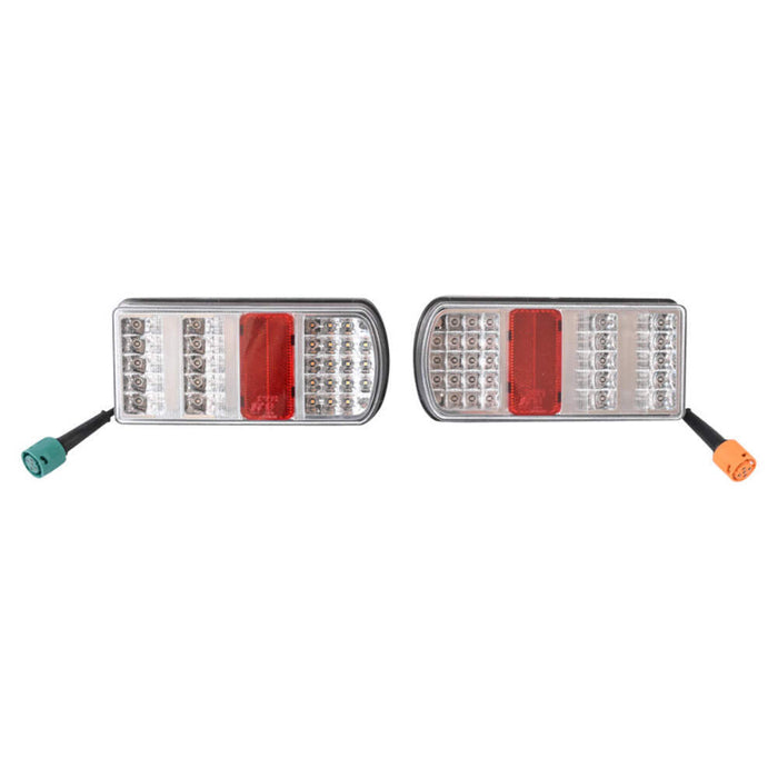 Set di lampade posteriori per camion con LED, 12V, E-mark, 227x106x55 mm, Breckner Germany